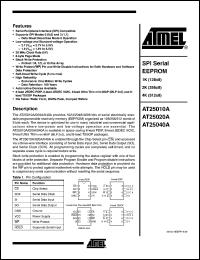 Click here to download AT25010A-W1.8-11 Datasheet