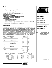 Click here to download AT25HP512C1-10CU-1.8 Datasheet