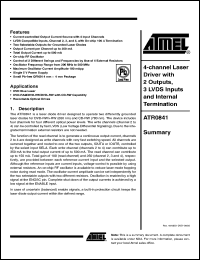 Click here to download ATR0841 Datasheet