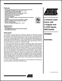 Click here to download ATR0843 Datasheet