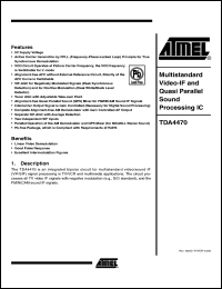 Click here to download TDA4470-MFSY Datasheet