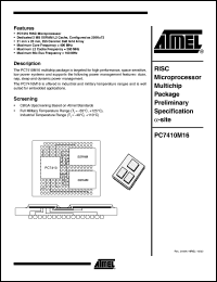 Click here to download PC7410M16 Datasheet