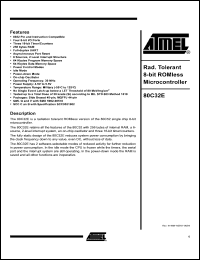 Click here to download 80C32E-30 Datasheet