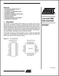 Click here to download AT43301-AU Datasheet