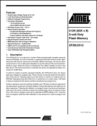 Click here to download AT29LV512-20 Datasheet