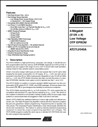 Click here to download AT27LV040A-90JI Datasheet