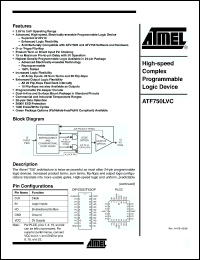 Click here to download ATF750LVC-15X Datasheet