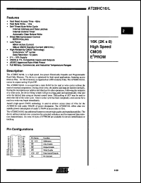 Click here to download AT28HC16-70LM/883 Datasheet