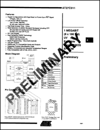 Click here to download AT27C011-15LC Datasheet