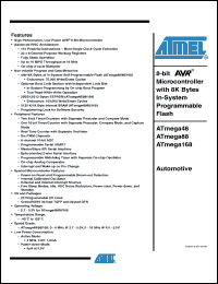 Click here to download ATmega168-15MT Datasheet