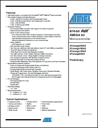 Click here to download ATXMEGA192A3 Datasheet