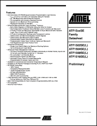 Click here to download ATF1502SE-6 Datasheet
