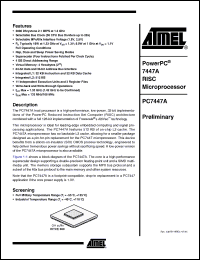 Click here to download PC7447AMGH1333LB Datasheet