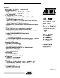 Click here to download ATTINY261V-10MU Datasheet