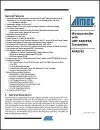 Click here to download ATA8742-PXQW Datasheet