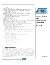 Click here to download ATA8742 Datasheet