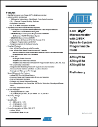 Click here to download ATtiny261A-PU Datasheet