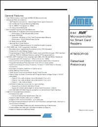 Click here to download AT90SCR100H-Z1R Datasheet