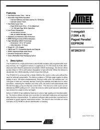 Click here to download AT28C010E-15TU Datasheet