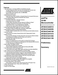 Click here to download AT32UC3A0128-ALUT Datasheet