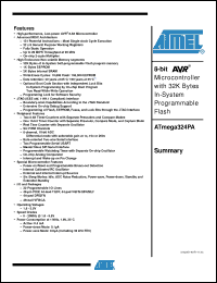 Click here to download ATMEGA324PA-PU Datasheet