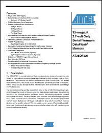 Click here to download AT25DF321-SU Datasheet