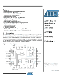 Click here to download ATR4252 Datasheet