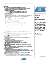 Click here to download AT32UC3A3256S-CTUR Datasheet