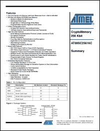 Click here to download AT88SC25616C_08 Datasheet