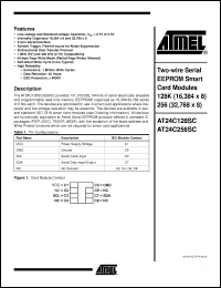 Click here to download AT24C128SC-09BT Datasheet