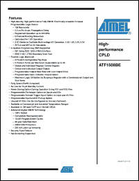Click here to download ATF1508BE-5AX100 Datasheet