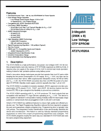 Click here to download AT27LV020A_07 Datasheet