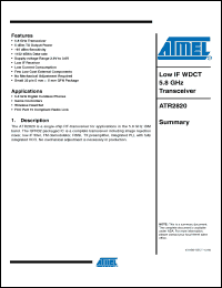 Click here to download ATR2820_08 Datasheet