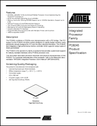 Click here to download PC8245MTPU333D Datasheet