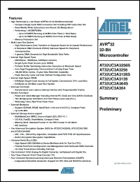 Click here to download AT32UC3A3128 Datasheet