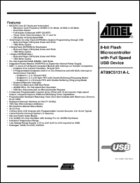 Click here to download AT89C5131A-L_06 Datasheet