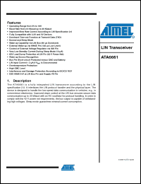 Click here to download ATA6661-TAPY Datasheet