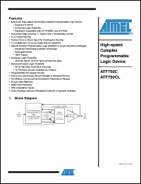 Click here to download ATF750C-7SX Datasheet