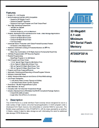 Click here to download AT25DF321A Datasheet