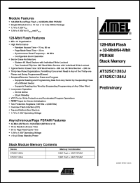 Click here to download AT52SC1284J-85CI Datasheet