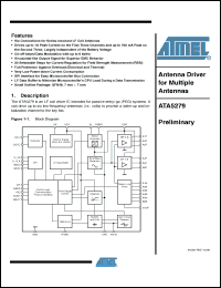 Click here to download ATA5279 Datasheet