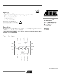 Click here to download T7023-PES Datasheet