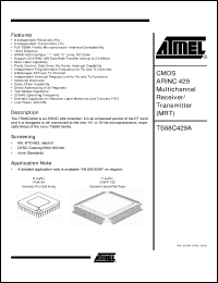 Click here to download TS68C429ADESCXX Datasheet