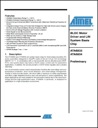 Click here to download ATA6833-PLQW Datasheet