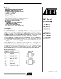 Click here to download AT25010N-10SI-2.7 Datasheet