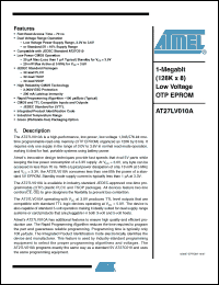 Click here to download AT27LV010A_07 Datasheet