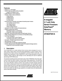 Click here to download AT26DF081A_07 Datasheet