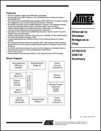 Click here to download AT76C510 Datasheet