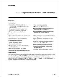 Click here to download T7111A-PC Datasheet