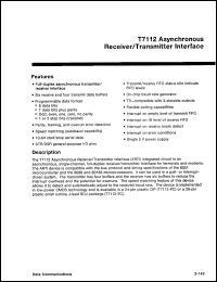 Click here to download T7112PC Datasheet
